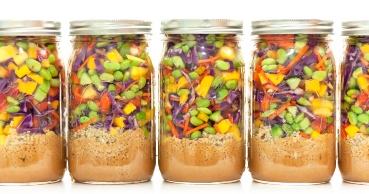 Quinoa Crunch Salad with Peanut Dressing