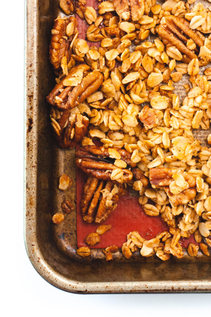 Brown Butter Maple Bourbon Pecan Granola | Nomming with Nicola