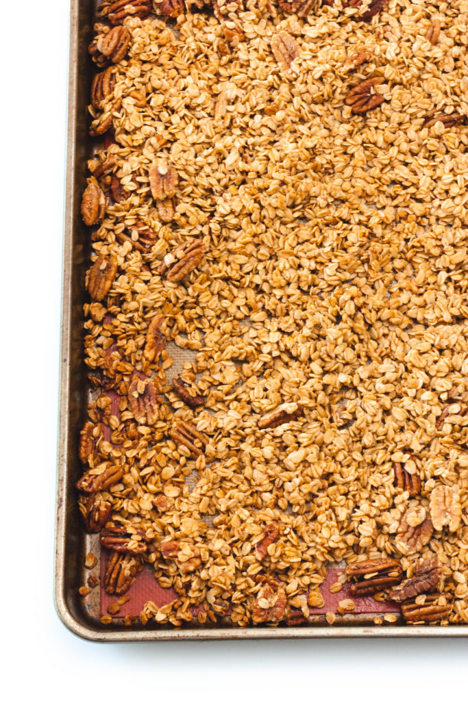 Brown Butter Maple Bourbon Pecan Granola | Nomming with Nicola